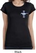 Ladies Ford Shirt The Legend Lives Crest Longer Length Tee T-Shirt