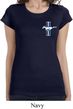 Ladies Ford Shirt The Legend Lives Crest Longer Length Tee T-Shirt
