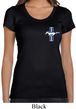 Ladies Ford Shirt The Legend Lives Crest Scoop Neck Tee T-Shirt