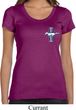 Ladies Ford Shirt The Legend Lives Crest Scoop Neck Tee T-Shirt