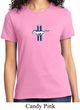 Ladies Ford Shirt The Legend Lives Crest Small Print Tee T-Shirt