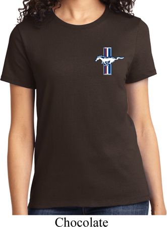 Ladies Ford Shirt The Legend Lives Crest Tee T-Shirt