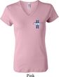 Ladies Ford Shirt The Legend Lives Crest V-neck Tee T-Shirt