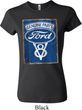 Ladies Ford Shirt V8 Genuine Ford Parts Crewneck Tee T-Shirt