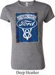 Ladies Ford Shirt V8 Genuine Ford Parts Crewneck Tee T-Shirt