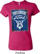 Ladies Ford Shirt V8 Genuine Ford Parts Crewneck Tee T-Shirt