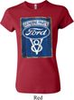Ladies Ford Shirt V8 Genuine Ford Parts Crewneck Tee T-Shirt
