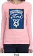 Ladies Ford Shirt V8 Genuine Ford Parts Long Sleeve Tee T-Shirt