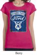 Ladies Ford Shirt V8 Genuine Ford Parts Longer Length Tee T-Shirt