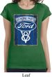 Ladies Ford Shirt V8 Genuine Ford Parts Longer Length Tee T-Shirt