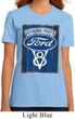 Ladies Ford Shirt V8 Genuine Ford Parts Organic Tee T-Shirt