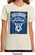 Ladies Ford Shirt V8 Genuine Ford Parts Organic Tee T-Shirt