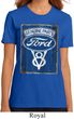 Ladies Ford Shirt V8 Genuine Ford Parts Organic Tee T-Shirt