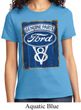 Ladies Ford Shirt V8 Genuine Ford Parts Tee T-Shirt