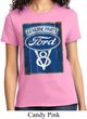 Ladies Ford Shirt V8 Genuine Ford Parts Tee T-Shirt
