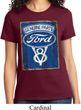 Ladies Ford Shirt V8 Genuine Ford Parts Tee T-Shirt