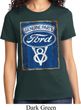 Ladies Ford Shirt V8 Genuine Ford Parts Tee T-Shirt