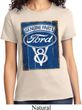 Ladies Ford Shirt V8 Genuine Ford Parts Tee T-Shirt