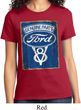 Ladies Ford Shirt V8 Genuine Ford Parts Tee T-Shirt