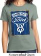 Ladies Ford Shirt V8 Genuine Ford Parts Tee T-Shirt