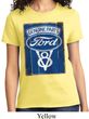 Ladies Ford Shirt V8 Genuine Ford Parts Tee T-Shirt