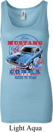 Ladies Ford Tanktop 1968 Cobra Jet Longer Length Tank Top