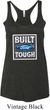 Ladies Ford Tanktop Built Ford Tough Tri Blend Racerback Tank Top