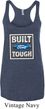 Ladies Ford Tanktop Built Ford Tough Tri Blend Racerback Tank Top