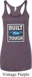 Ladies Ford Tanktop Built Ford Tough Tri Blend Racerback Tank Top