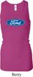 Ladies Ford Tanktop Ford Oval Longer Length Racerback Tank Top
