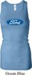 Ladies Ford Tanktop Ford Oval Longer Length Racerback Tank Top