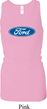 Ladies Ford Tanktop Ford Oval Longer Length Racerback Tank Top