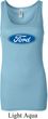 Ladies Ford Tanktop Ford Oval Longer Length Tank Top