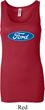 Ladies Ford Tanktop Ford Oval Longer Length Tank Top