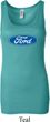 Ladies Ford Tanktop Ford Oval Longer Length Tank Top