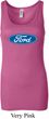 Ladies Ford Tanktop Ford Oval Longer Length Tank Top