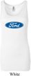 Ladies Ford Tanktop Ford Oval Longer Length Tank Top