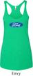 Ladies Ford Tanktop Ford Oval Tri Blend Racerback Tank Top