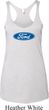 Ladies Ford Tanktop Ford Oval Tri Blend Racerback Tank Top
