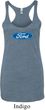 Ladies Ford Tanktop Ford Oval Tri Blend Racerback Tank Top