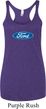 Ladies Ford Tanktop Ford Oval Tri Blend Racerback Tank Top