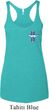 Ladies Ford Tanktop Legend Lives Crest Tri Blend Racerback Tank Top