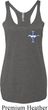Ladies Ford Tanktop Legend Lives Crest Tri Blend Racerback Tank Top