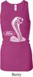 Ladies Ford Tanktop Mustang Cobra Longer Length Racerback Tank Top