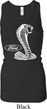 Ladies Ford Tanktop Mustang Cobra Longer Length Racerback Tank Top