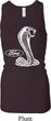 Ladies Ford Tanktop Mustang Cobra Longer Length Racerback Tank Top