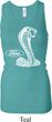 Ladies Ford Tanktop Mustang Cobra Longer Length Racerback Tank Top