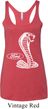 Ladies Ford Tanktop Mustang Cobra Tri Blend Racerback Tank Top