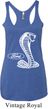 Ladies Ford Tanktop Mustang Cobra Tri Blend Racerback Tank Top