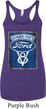 Ladies Ford Tanktop V8 Genuine Ford Parts Tri Blend Racerback Tank Top